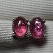 Pink Tourmaline Earrings - Pure Colour & Craftsmanship Love