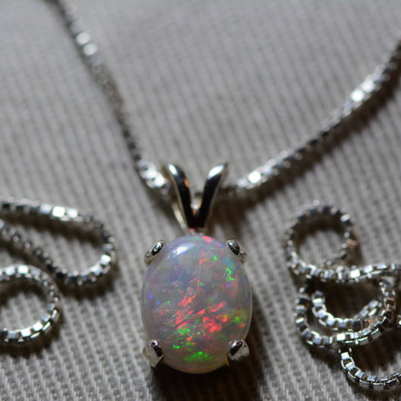 Free shipping! Genuine Toscow Australia Opal necklace, Luxury, Accessories  on Carousell