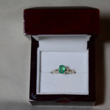 Real Emerald Solitaire Ring: An Artisan's Story