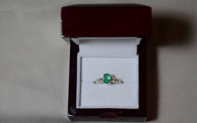 Real Emerald Solitaire Ring: An Artisan's Story