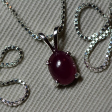 Our Ruby Necklace: Earth's Red Heart, All Birthstone's Craft