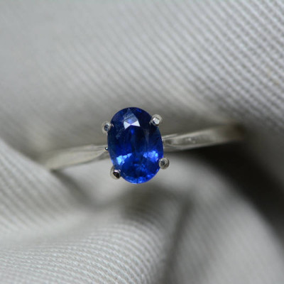 Sapphire Ring, Blue Sapphire Solitaire Ring 1.04 Carat Appraised at 825.00, September Birthstone, Natural Real Genuine Sapphire Jewelry