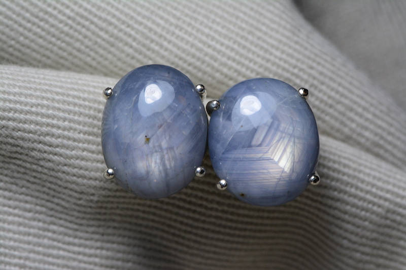 Gaston Earrings Saphire