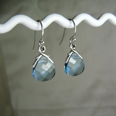 Bridesmaid Jewelry - Bridesmaid Gift - Crystal Bridesmaid Earrings - Swarovski Crystal Earrings - Bridal Earrings - Wedding Jewelry