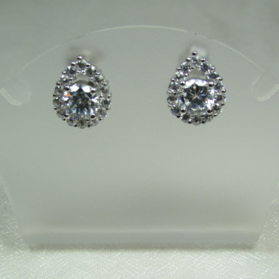 CZ Bridal Earrings Cubic Zirconia Bridesmaid Earrings Bridesmaid Gift Diamond CZ Earrings Bridesmaid Jewelry Bridal Jewelry Wedding Jewelry