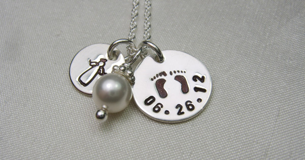 Miscarriage birthstone deals necklace