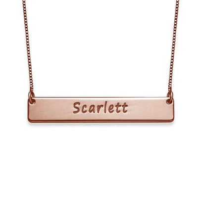 18K Rose Gold Plated 925 Sterling Silver Custom Name Necklace for Women