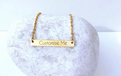 The Ultimate Guide: Crafting Your Personalised Gold Bar Name Necklace
