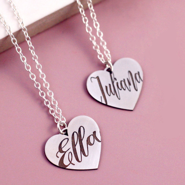 Bestfriend Necklace | Two Sisters | Necklace for BFF | Two Sisters Necklace | Custom Name Necklace | Sister Necklace Set | Sister Necklaces