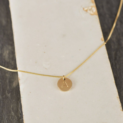 Classic Little Initial Necklace