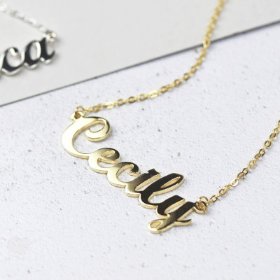 Custom Gold Name Necklace - Personalised Name Necklace - Custom Name Necklace - Custom Name Jewellery - Personalised Necklace - Any Name