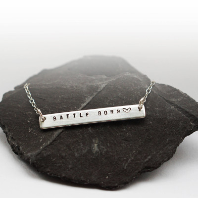 Engraved Personalised Sterling Silver Bar Necklace ~ personalized, bridesmaid, wedding, best friend, birthday gift, womens gift, stocking