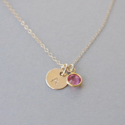 Girl Initial Necklace, Little Girl Necklace, Personalized Necklace Girl, Birthstone Necklace, Birthday Gift, Girls Jewelry, Coworker Gift