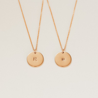 Initial Necklace / Gold Initial Necklace /  Monogram Necklace / 18k Gold Fill / Gifts for Her / Bridesmaid Gift / Wedding Gift