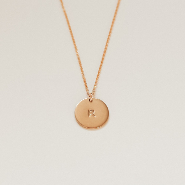 Initial Necklace / Gold Initial Necklace /  Monogram Necklace / 18k Gold Fill / Gifts for Her / Bridesmaid Gift / Wedding Gift