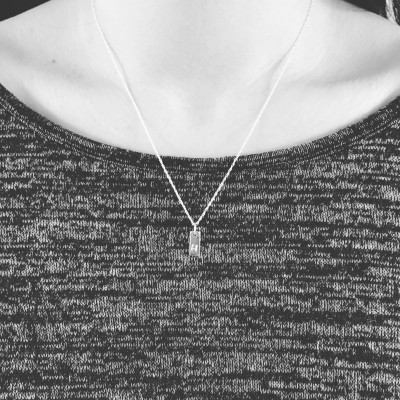 Initial Necklace, Initial Pendant, Name Necklace, 21st Birthday Gift, Monogram Necklace, Silver Initial Necklace, 18th Birthday Gift