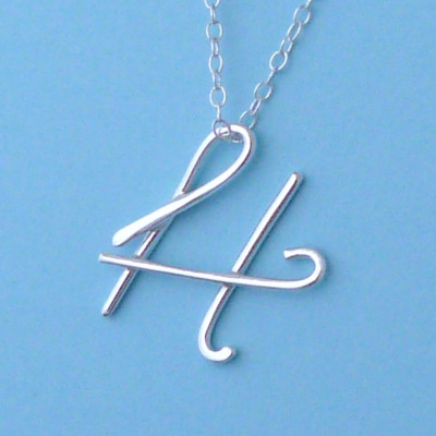 Letter H Necklace, Letter H Pendant, H Initial Necklace, H Initial Pendant, Initial H Necklace, Silver H Necklace, Initial Jewellery