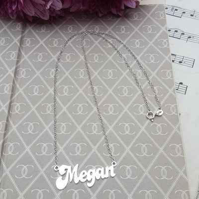 MADE TO ORDER Personalised Solid Sterling Silver Name Necklace