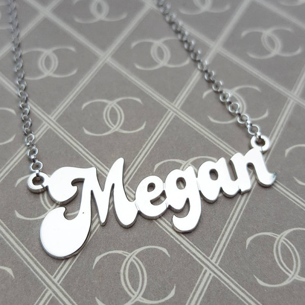 MADE TO ORDER Personalised Solid Sterling Silver Name Necklace