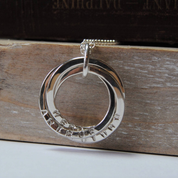 Personalized Birthstone Minimalist Circle Pendant Necklace - Danique Jewelry