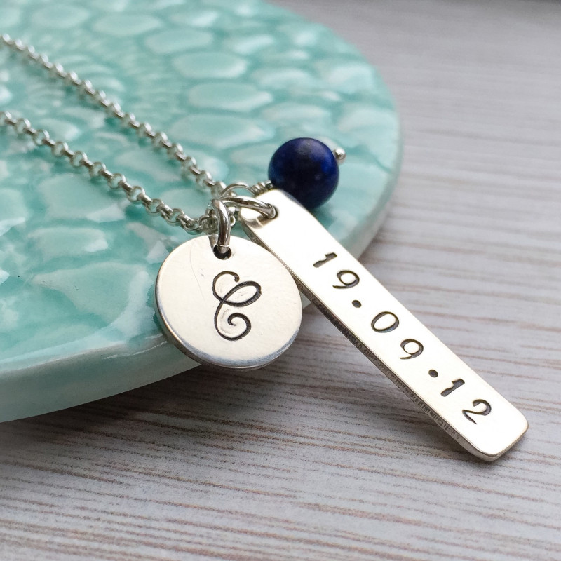 personalised necklace for new mum