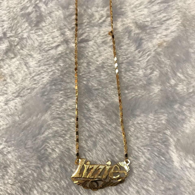 NAME NECKLACE Gold Plated