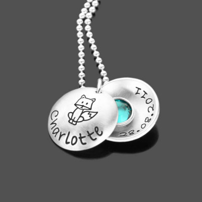 Name chain artful DODGER 925 Silver necklace for kids with engraving