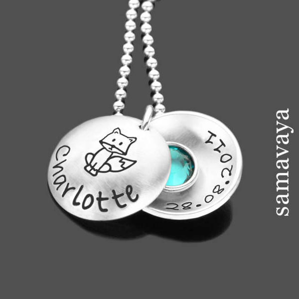 Name chain artful DODGER 925 Silver necklace for kids with engraving