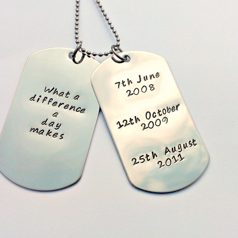 Personalised Compass Silver Disc Necklace - Off The Map Jewellery
