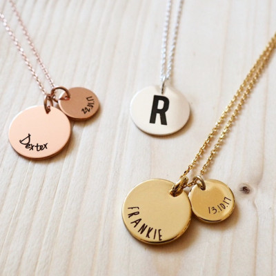 Personalised Name and Date Necklace