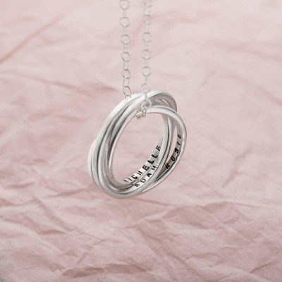 Personalised Secret Russian Ring Necklace