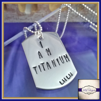 Personalised Sterling Silver Dog Tag Necklace - Personalised Gifts For Him - Silver Gifts For Her - Silver Jewellery - Deployment Gift