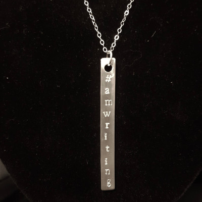 Personalised Sterling Silver Stamped ID Necklace