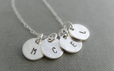 Your Story in Silver: Handcrafted Initial Necklaces for Her