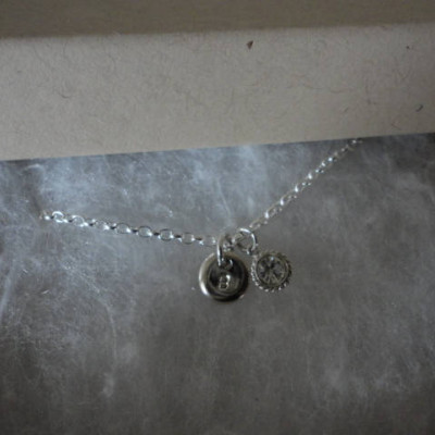 Personalised vintage sparkle Necklace