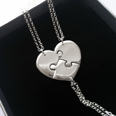 Personalized Bridesmaid Necklaces - Engraved Silver Bridesmaid Jewelry
