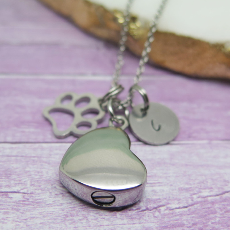Personalised Double Sided Ashes Keepsake with Daisy Flower - Bespoke Cremation  Jewellery - Pet Loss Ashes Jewellery | The British Craft House