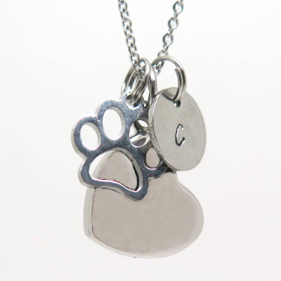 Pet Cremation Jewelry - Cremation Necklace - Necklace for Pet Ashes - Cremation Pendant - Memorial Jewelry - Hand Stamped