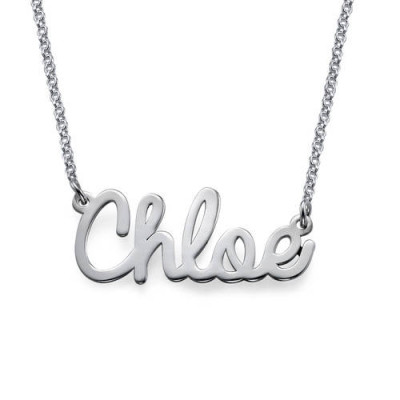 Sterling Silver Custom Name Necklace Personalised Gift for Women