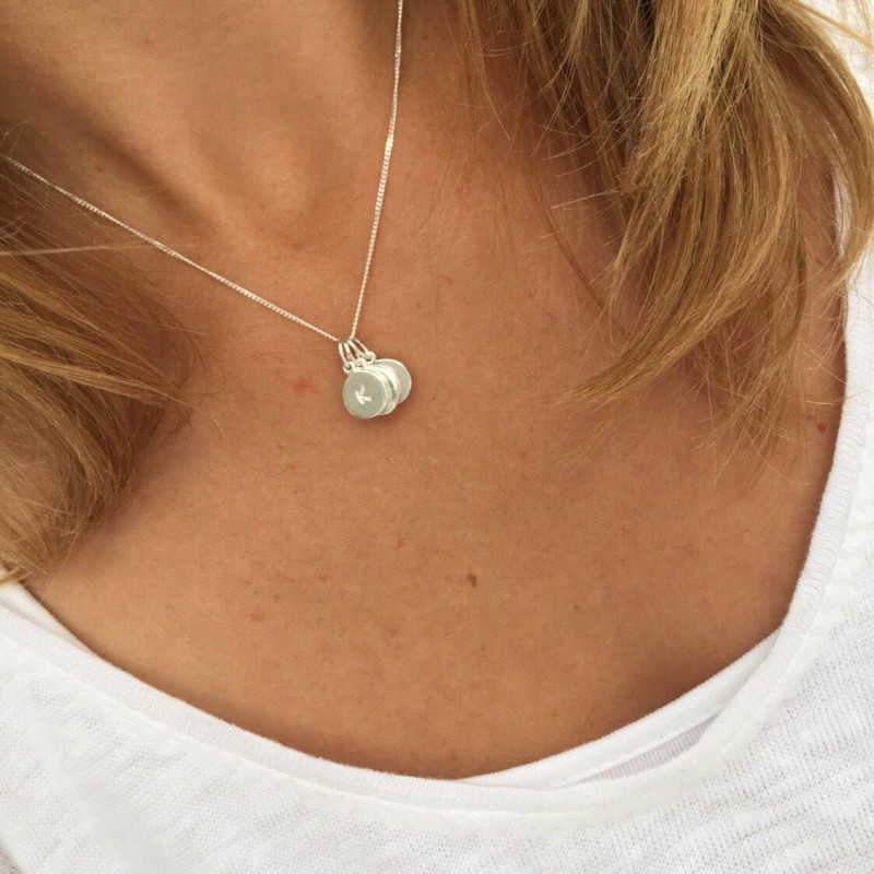 Triple Mini Disc Necklace – Laura Holland Jewellery