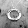 AllBirthStone Sterling Silver Ring Pendant - Live Love Laugh