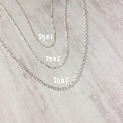 Stetling Silver Double Initial Disc Necklace/Personalised Initial Disc/Letter Disc/Number/Charm/Everyday/Two/Layered/Multiple/Gift/UK