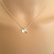 The Story Behind Our Sterling Silver Bird, Aqua & Heart Necklace | All Birthstone
