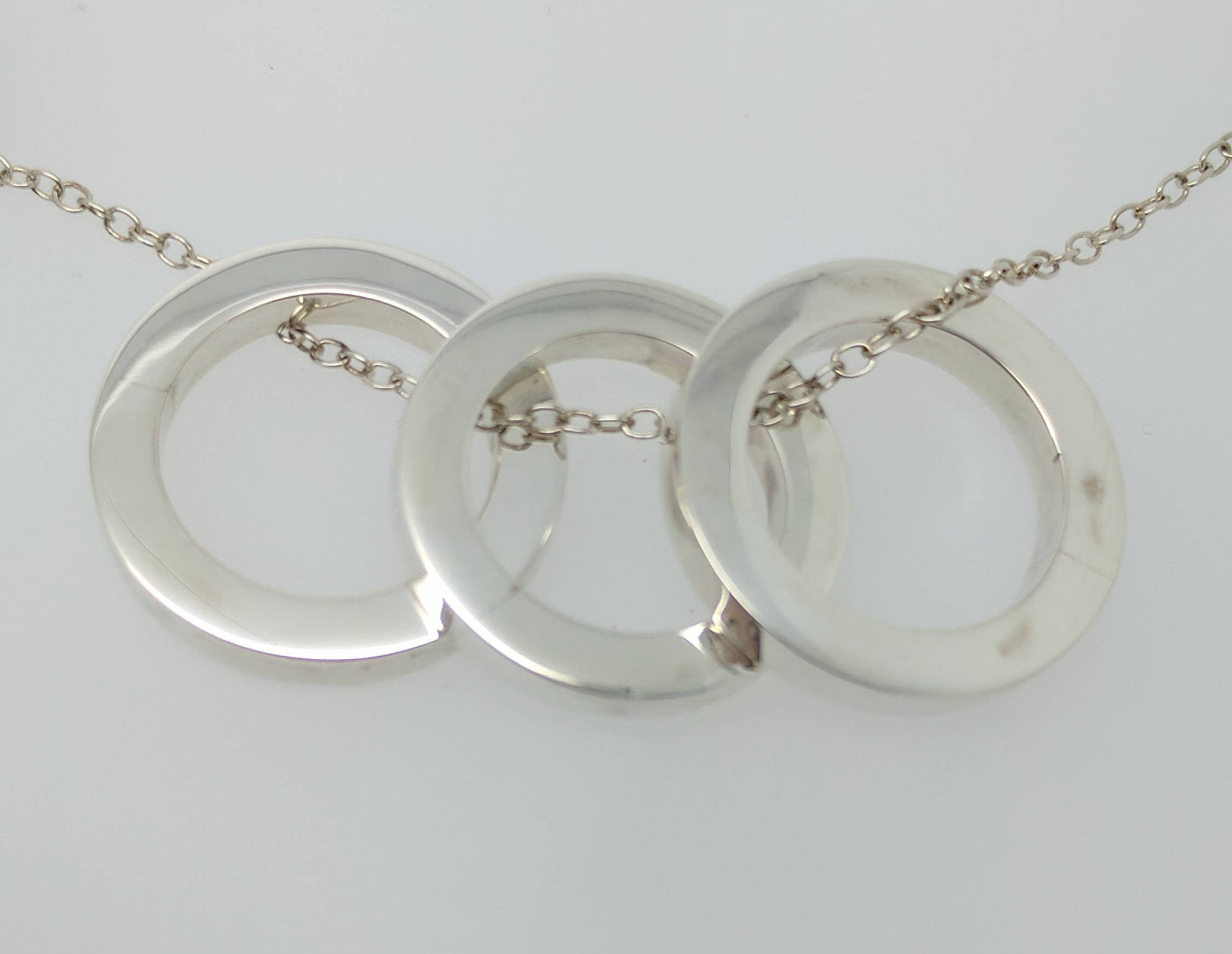 Engagement ring, Will you marry me, Personalised loop/ring pendant