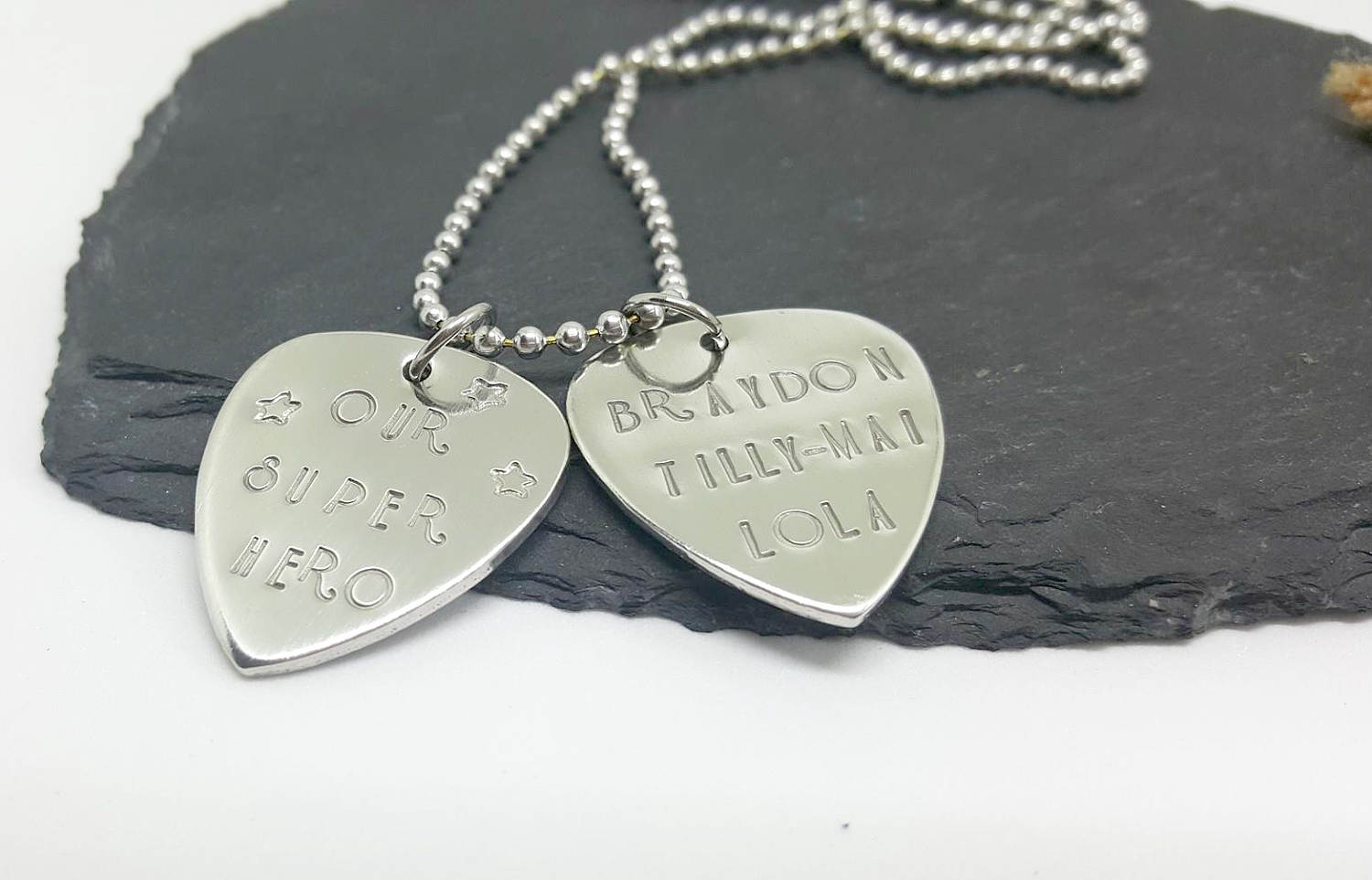 Guitar Pick Necklace Personalised , Anniversary Gifts for Boyfriends