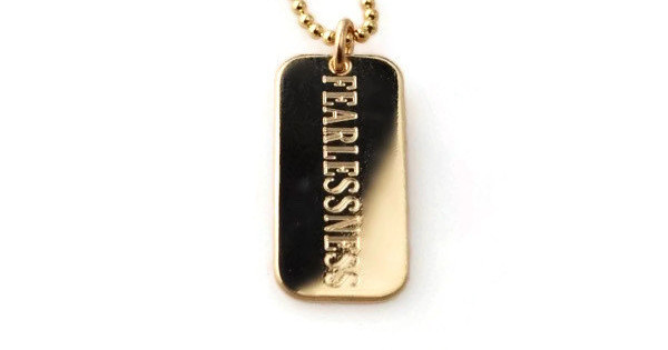 Fearlessness necklace sale