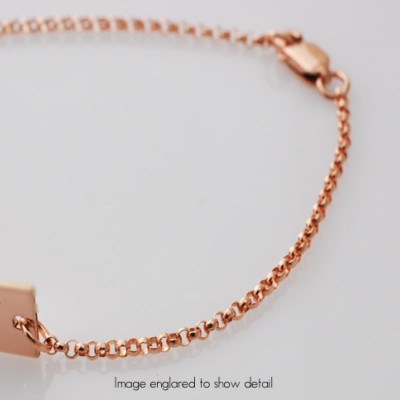 Rose gold Roman numeral ID bracelet - compass coordinates or names engraved bar nameplate bracelet in 14k pink gold fill  Personalized gifts