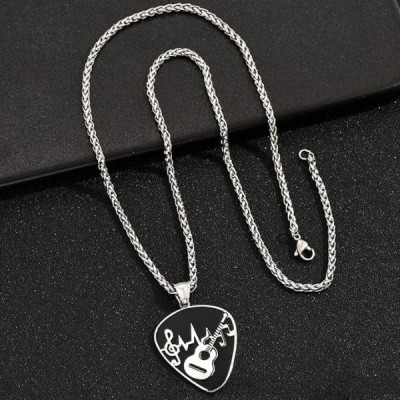 Music necklace, gift for musician, music note necklace, gift for music lover, music teacher gift