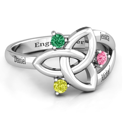 Siobhán Celtic Knot Ring - All Birthstone™