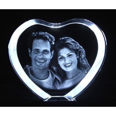 Personalised Crystal With 2D/3D Photo Engraved - All Birthstone™